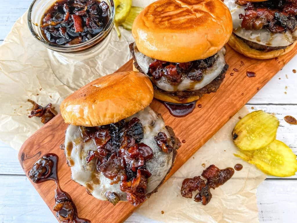 Bacon Jam Burgers - Everyday Shortcuts