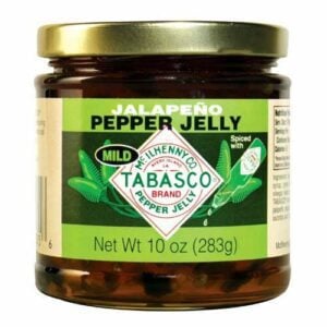 a jar of tabasco jalapeno pepper jelly