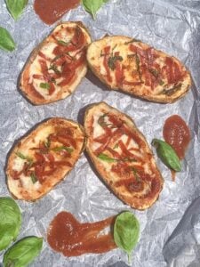 pepperoni pizza potato skins