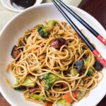 food court style Asian noodles