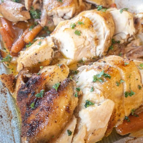 Juicy Oven Roasted Chicken (Easy Recipe That Never Fails) - Razzle