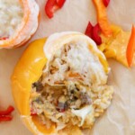 cheese steak stuffed peppers