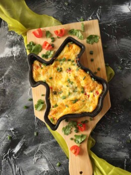 Baked Cheese and Vegetable Frittata