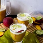 Bourbon Peach Limeade Smash