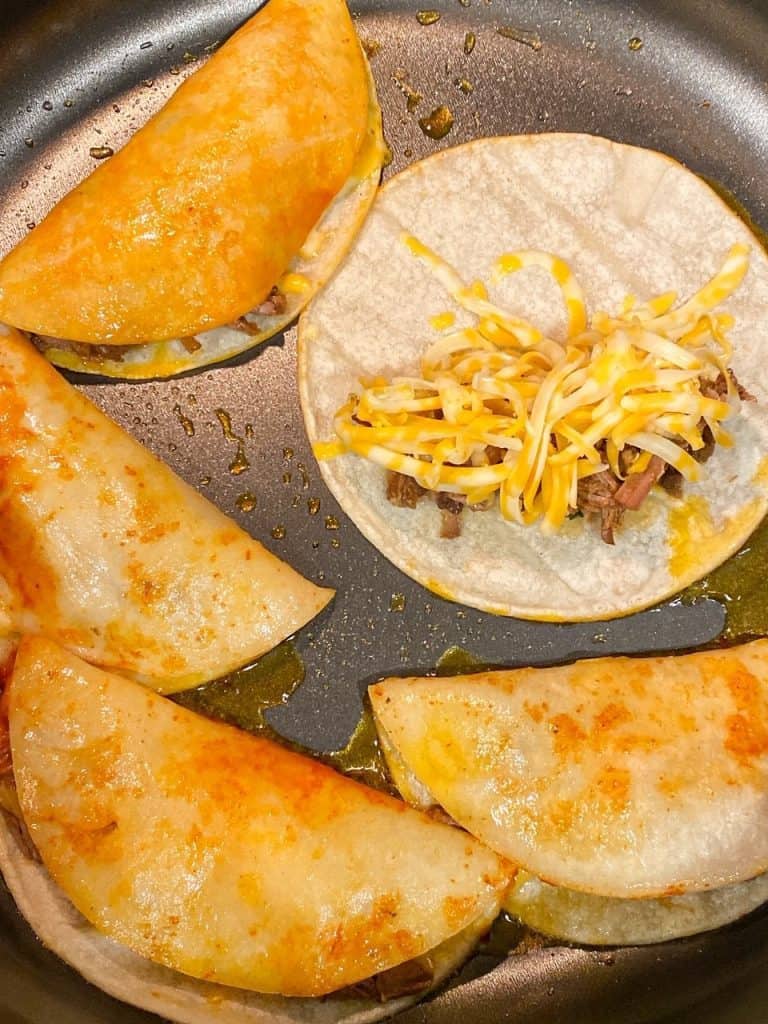 Birria Queso Tacos with Consomé