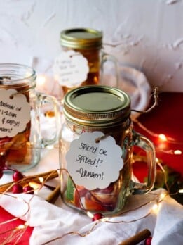 spiced or spiked apple cider gifts
