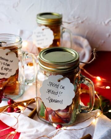 spiced or spiked apple cider gifts