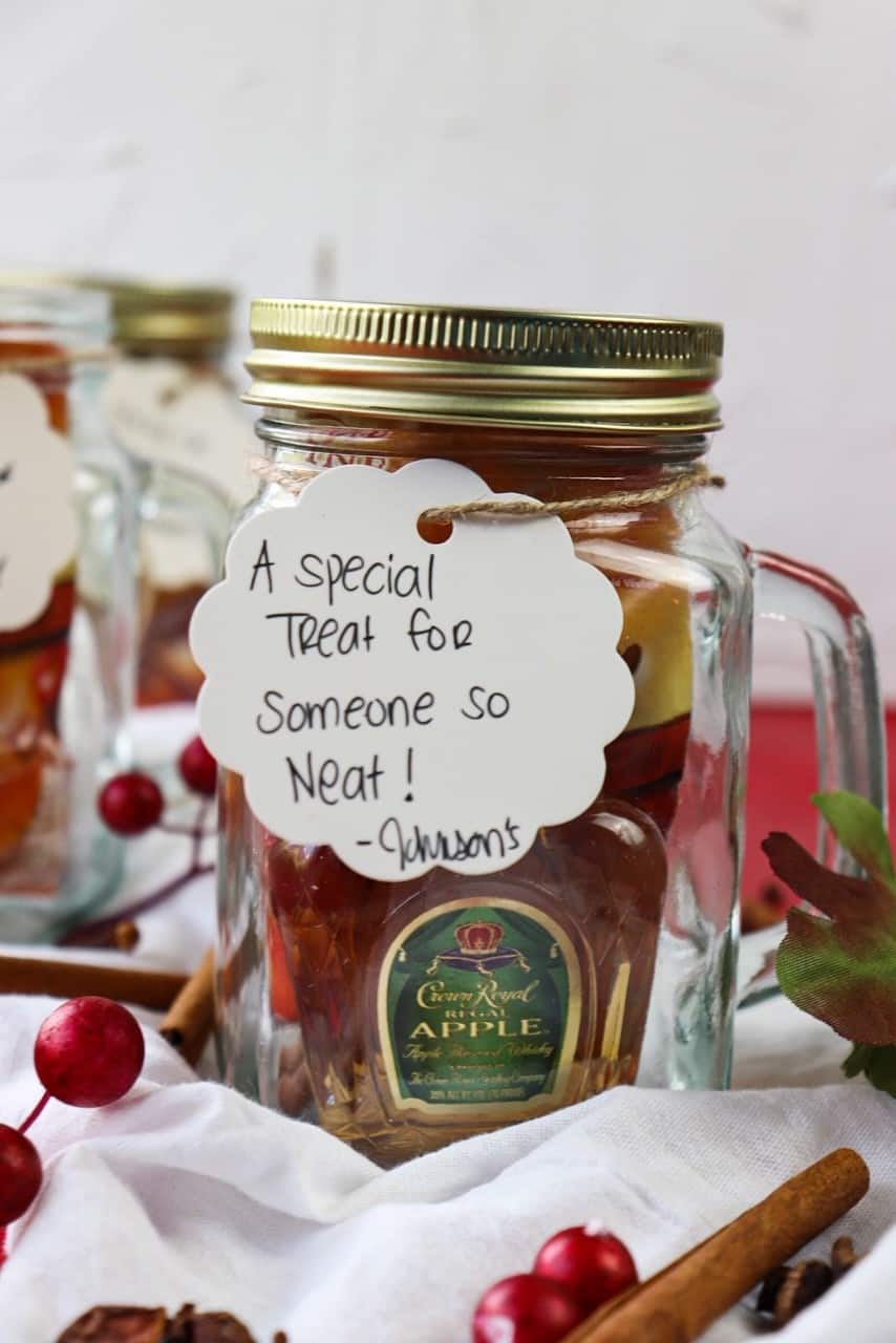Spiced or Spiked Apple Cider Gift Jars Razzle Dazzle Life