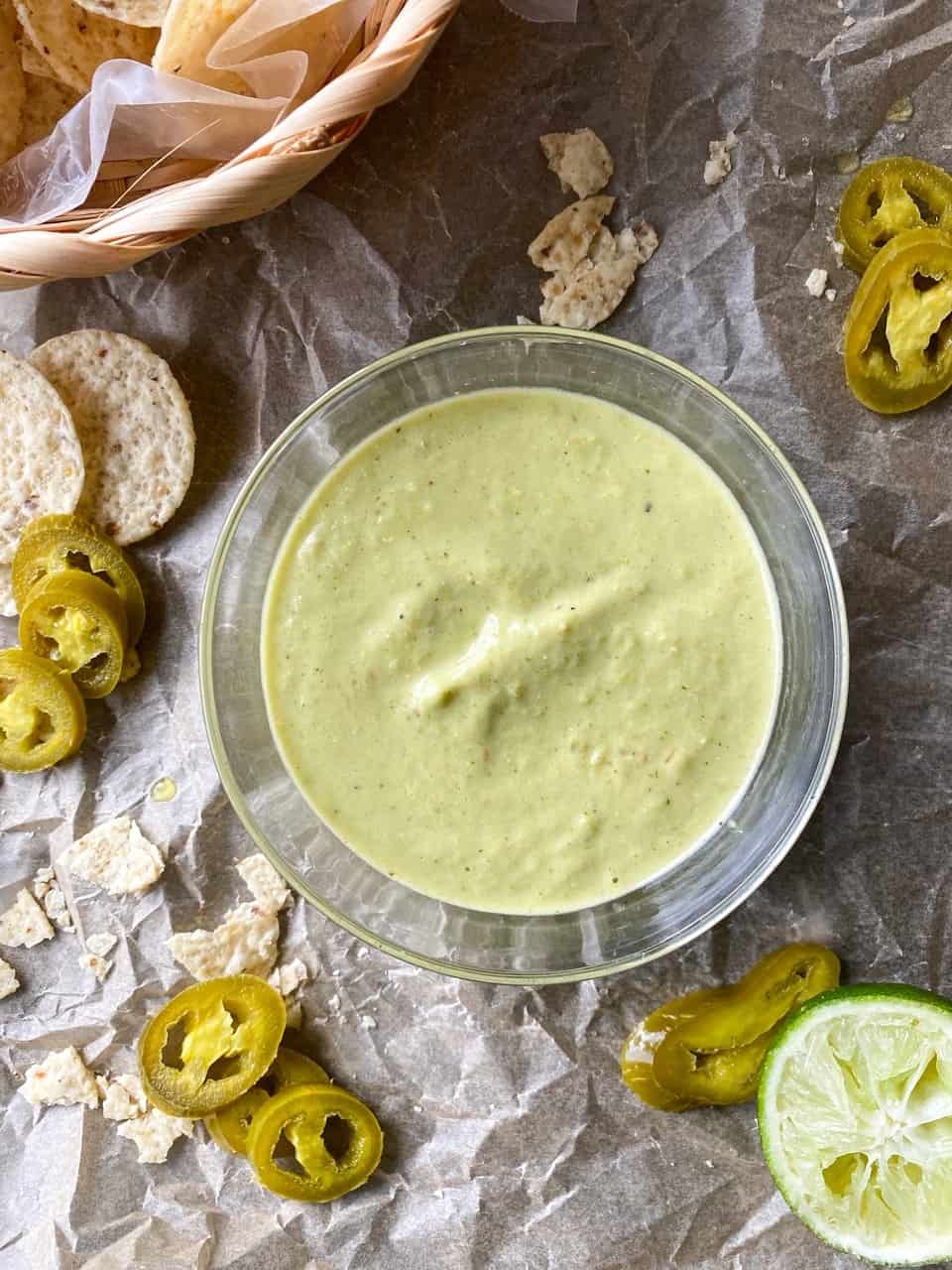 Taqueria Style Creamy Jalapeno Salsa - Razzle Dazzle Life