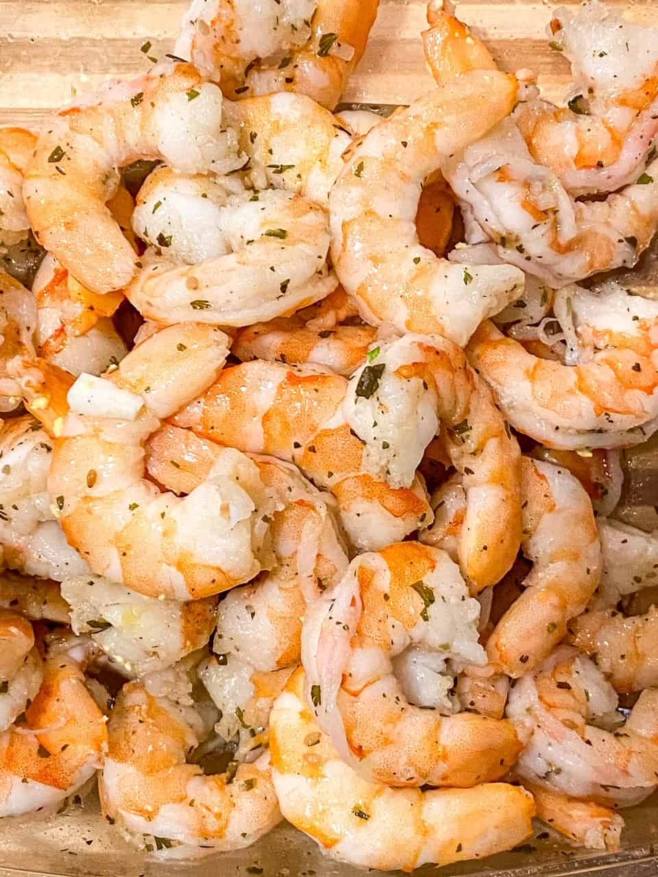 marinated cilantro lime shrimp