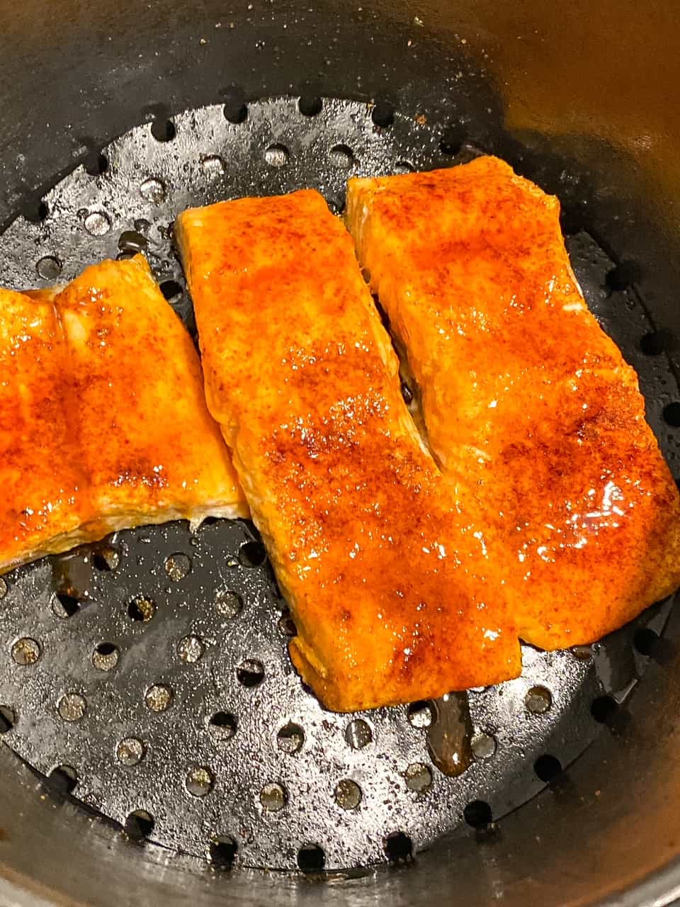 Honey Sriracha Glazed Salmon in the Air Fryer Razzle Dazzle Life