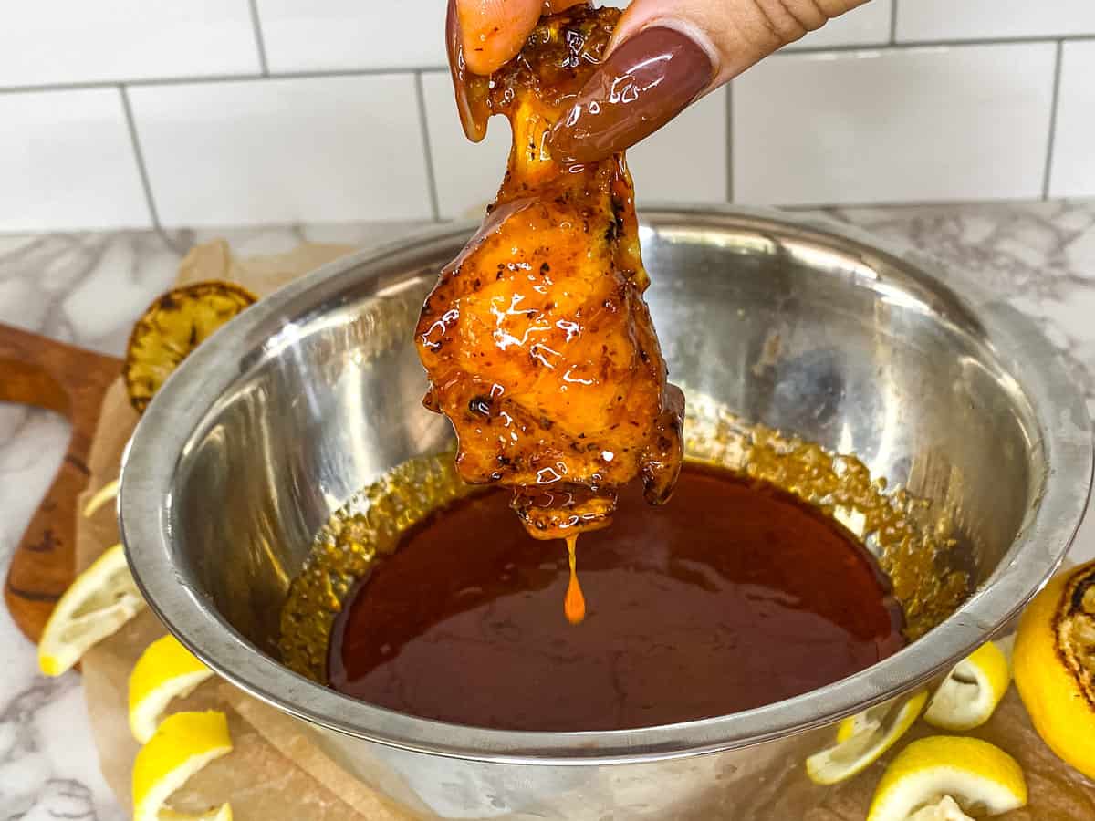 Hot Honey Lemon Pepper Wings (air fryer method) Razzle Dazzle Life