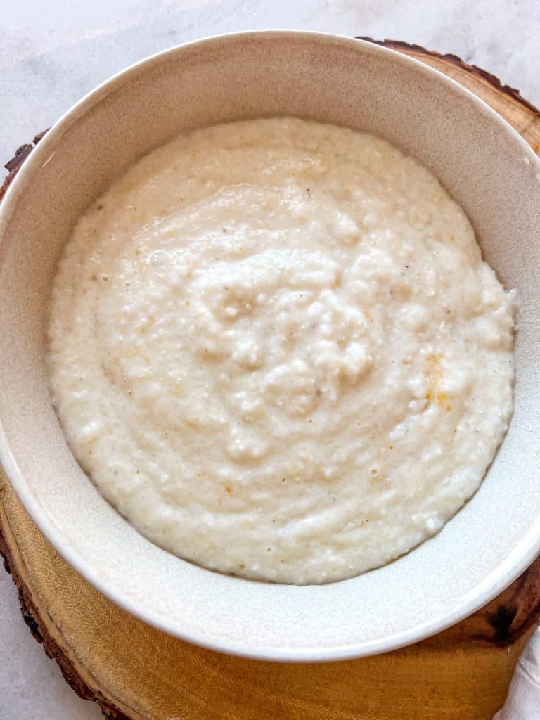 Souther creamy grits in a bowl