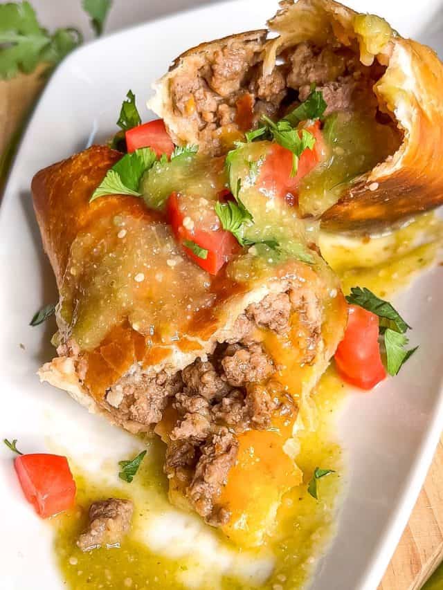 Cheesy Chicken Air Fryer Chimichangas