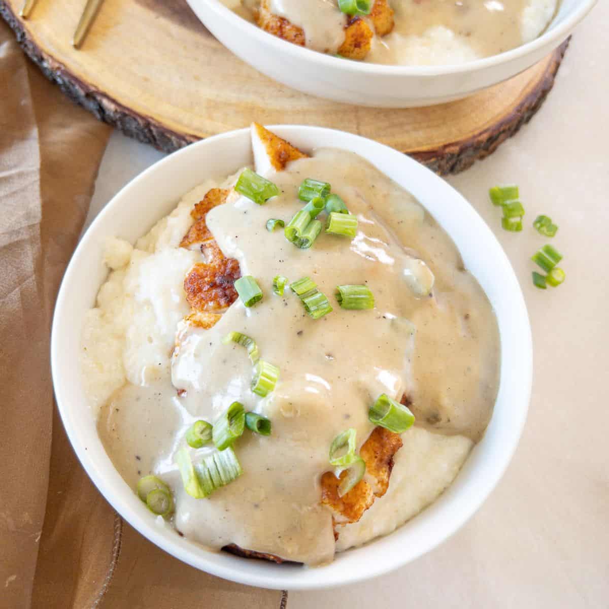 Baked Smothered Chicken with Gravy - Razzle Dazzle Life