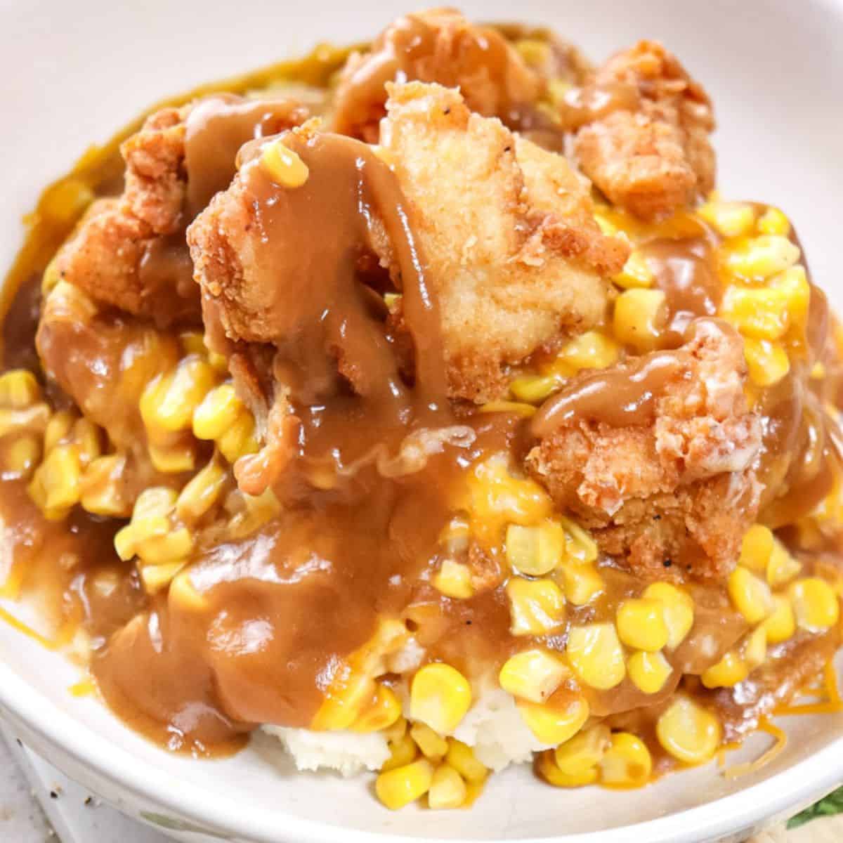 Kfc popcorn chicken bowl discount