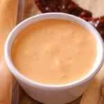 bowl full of chipotle sauce
