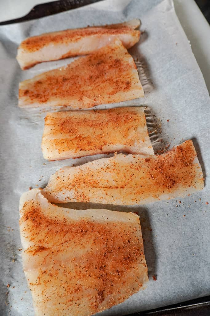 seasoned fish filets