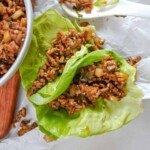 two chicken lettuce wraps