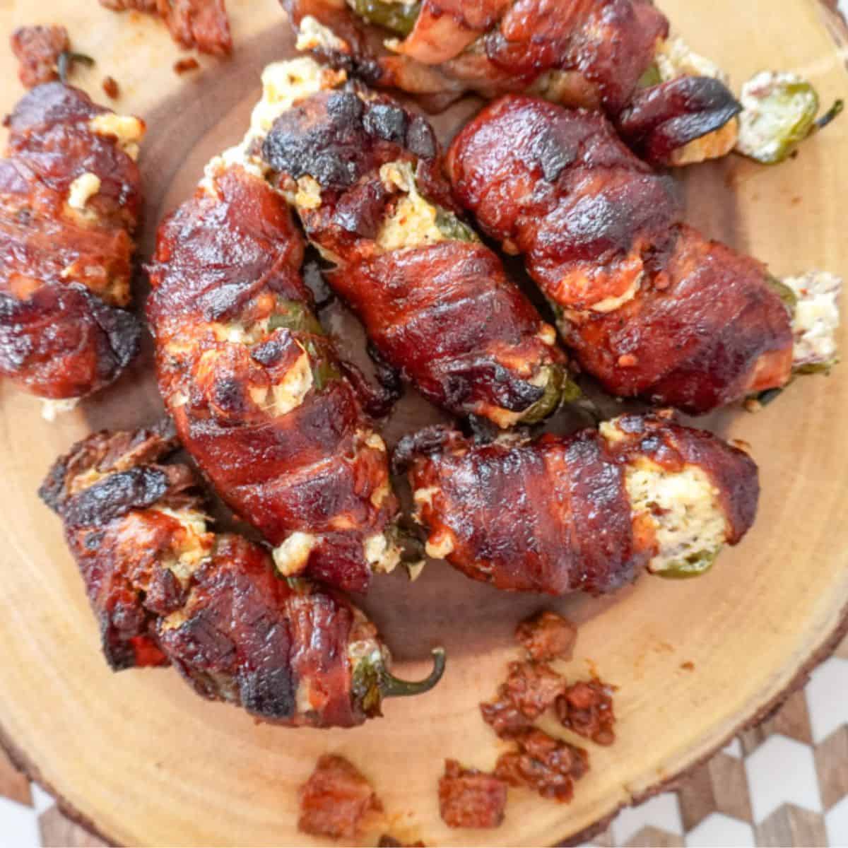 Texas Twinkies - Bacon Wrapped Jalapenos with Brisket