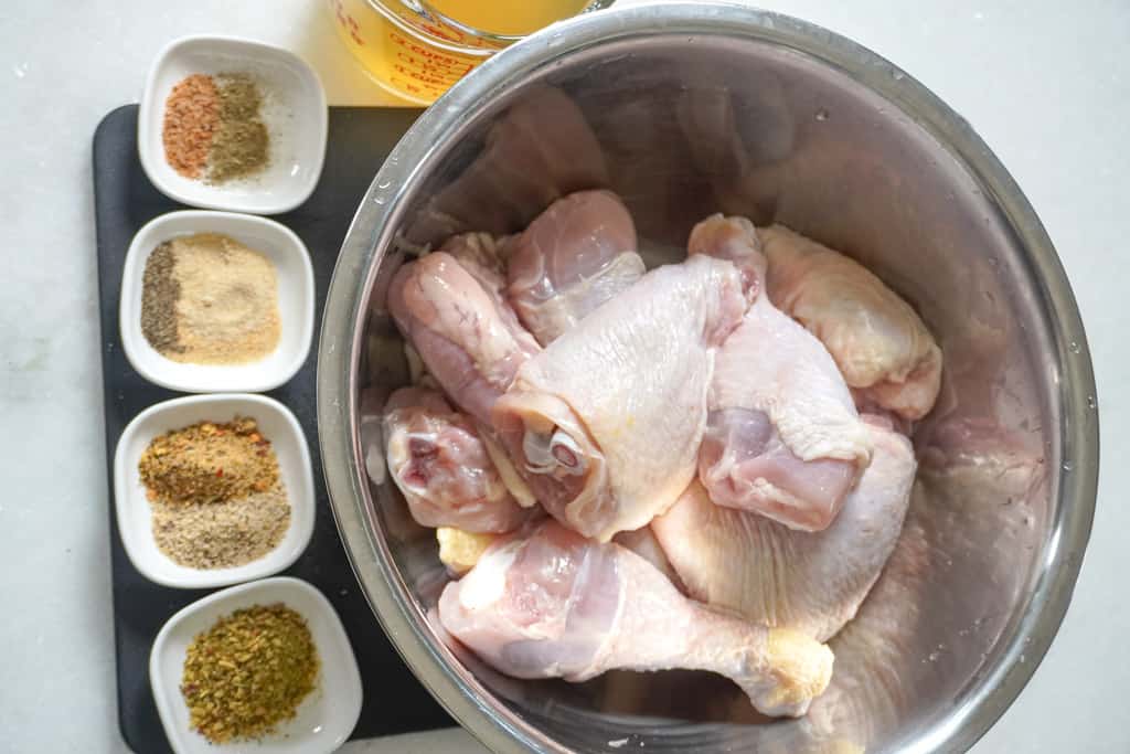 ingredients for smothered chicken