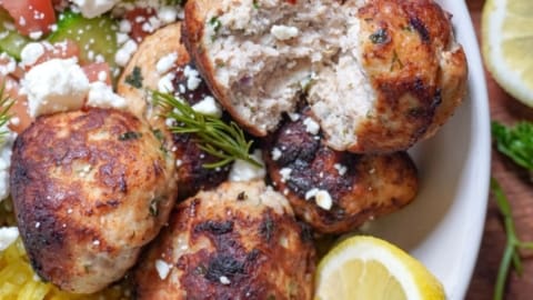 Easy and Delicious Greek Chicken Meatballs - Razzle Dazzle Life