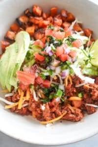 Flavor Packed Sweet Potato Taco Bowl - Razzle Dazzle Life