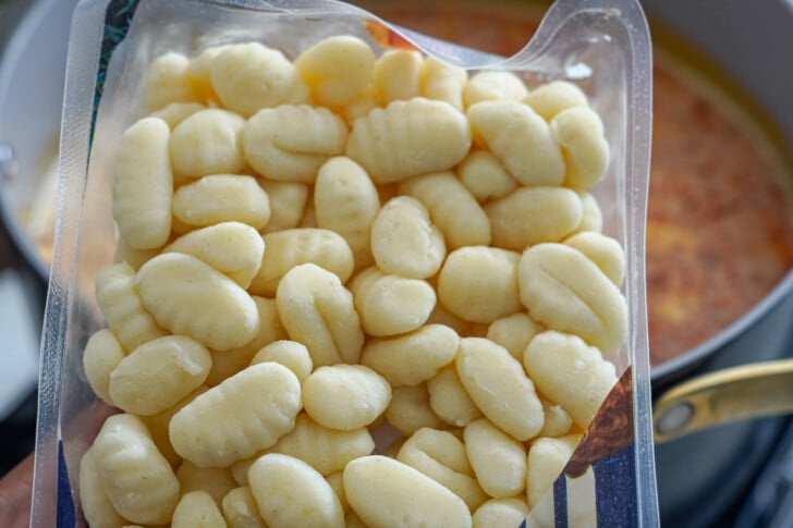a pack of potato gnochi