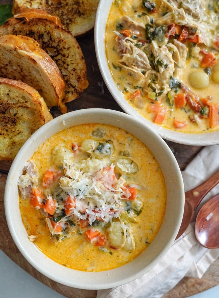 bowl of marry me chicken soup