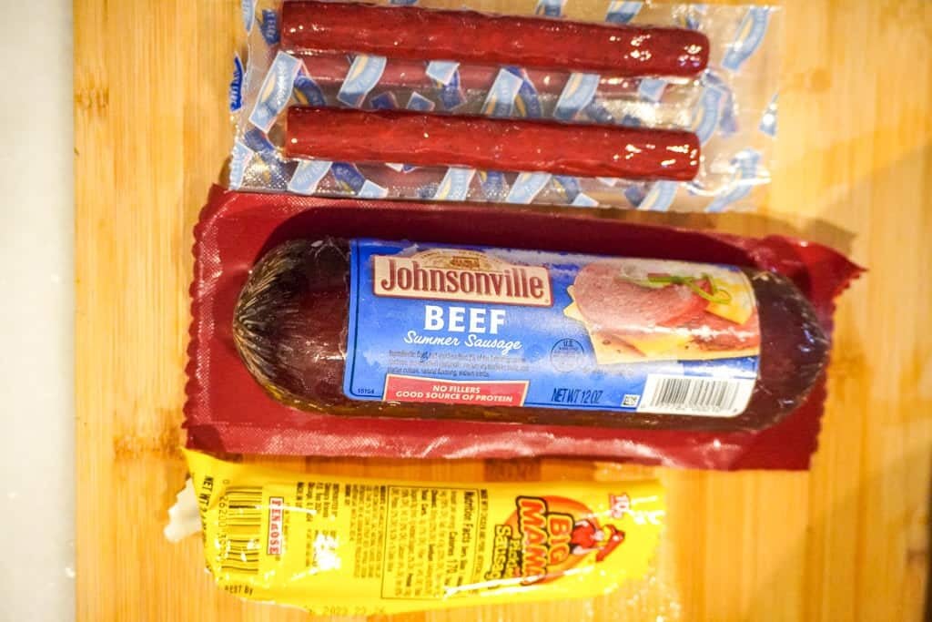 spicy bowl ingredients spicy sausages